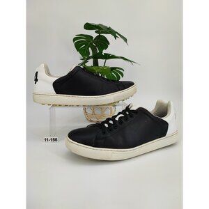 Fore Ploy Men's G/Fore Black Leather Golf shoes Size 11.5 US